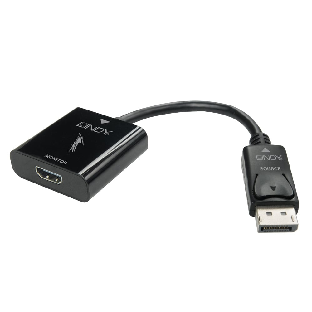 Lindy Adapter DisplayPort > HDMI 2.0 Videokilde DisplayPort 1.2 18G