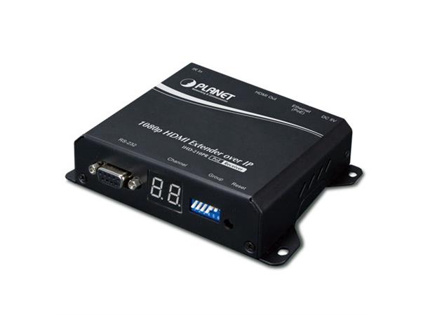 Planet HDMI over IP - Receiver H.264 - Full HD - PoE 