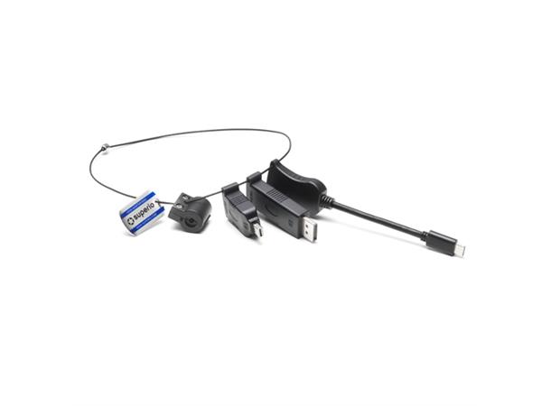 Superio Adapter Ring 3xAdapter DP MiniDP USB C-Pigtail