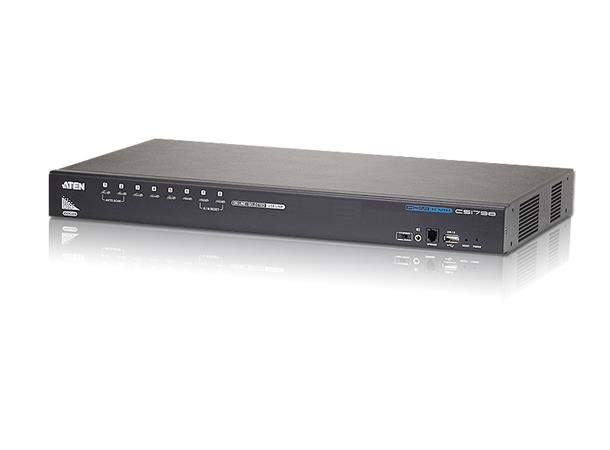 Aten KVM Switch  8-Port HDMI USB HDMI USB Audio 2xKabel OSD 