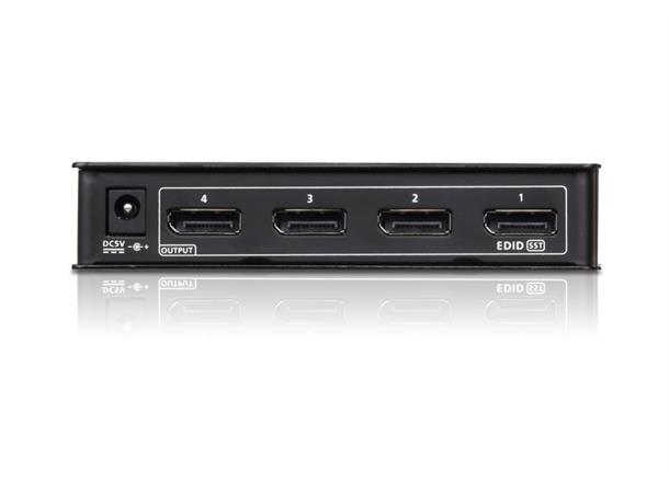 Aten Splitter, 4-port 4K DisplayPort 4096 x 2160 / 3840 x 2160 @ 60 Hz 