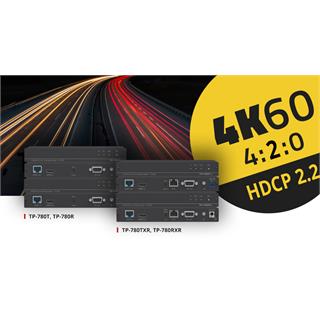 Kramer Extender HDMI Ser IR Tx UHD 4K60 10Gbps 1xHDBaseT Max 70 m Power PoE 48V
