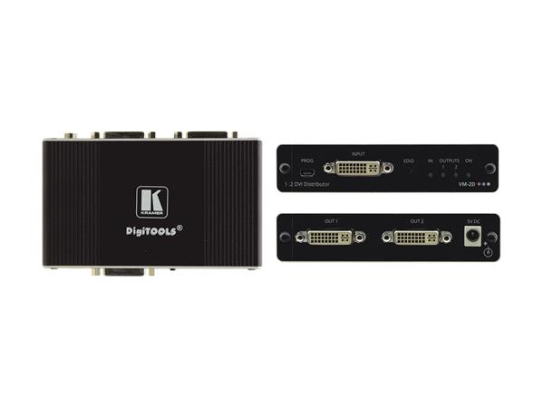 Kramer Splitter  1:2 DVI-I 4K@60 10.2Gbps EDID re-K HDCP 
