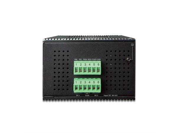 Planet Switch 4-p Gigabit 8x Ultra PoE+ 2xSFP Layer2 Industri IP30 DIN IPv6 240W 