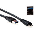 ACT USB3 Kabel A-MicroB -  2,0 m A-MicroB USB Kabel Sort