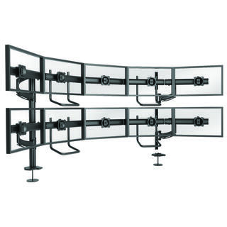 Chief Kontour K4 Bord 5x2Skjerm VESA Max 10 x6,8 Kg Bolt Sort