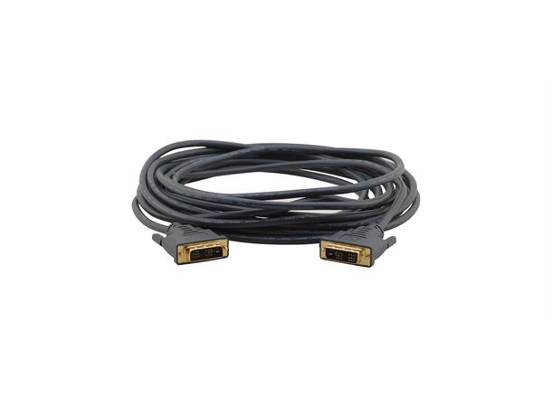 Kramer DVI-D Kabel -  4,6 m SL Flex 30AWG DVI-D 1920x1200 Mørk Grå