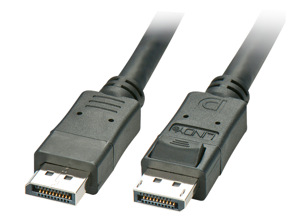 Lindy DisplayPort Kabel - 20 m DP1.1 HD 1600p Sort 