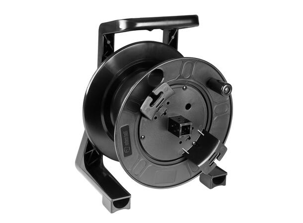 AH Lightweight Cable Drum Brems, Avtagbar kabelguide, Sort 