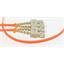 Fiberpatch 50/125 SC-SC -  1 m LSZH Multimode Duplex OM2 Orange