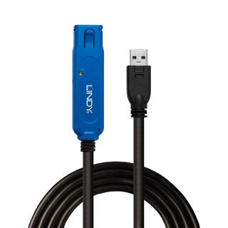 Lindy USB3 Kabel A-A - 10 m Aktiv skjøt USB3 Extender Aktiv skjøtekabel