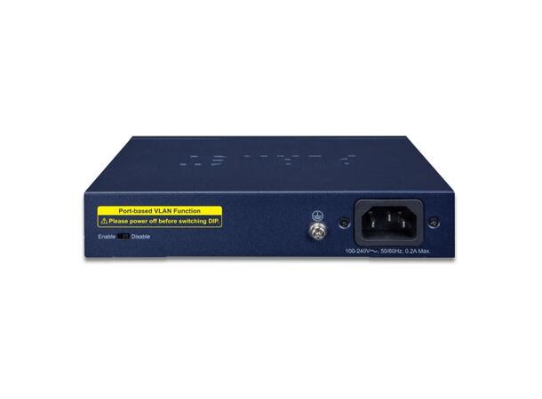 Planet Switch  8 x  Gigabit Desktop Internt Power 