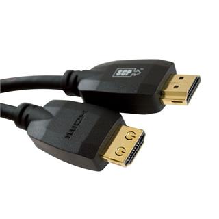 SCP HDMI Premium HEC -  1,8 m Install HDMI kabel m/Ethernet Sort 4K