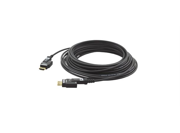 Kramer HDMI Hybridkabel -  70 m HDMI Fiber/Kobber HDCP2.2 Sort Detach 