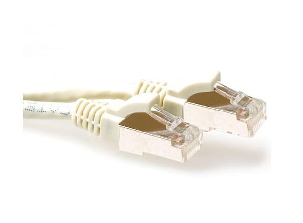 SFTP Patch Cat.6A -  20 m Ivory Snagless 500MHz 26AWG PIMF 