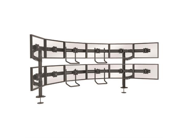 Chief Kontour K4 Bord 6x2Skjerm VESA Max 12 x6,8 Kg Bolt Sort 