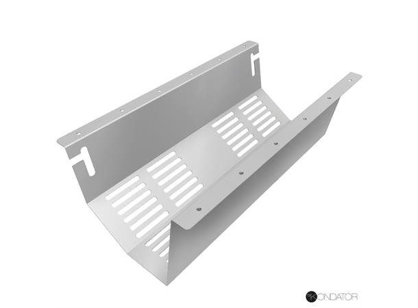 Kondator Axessline - Kabelhylle Strøm L370 x 200mm Sølv