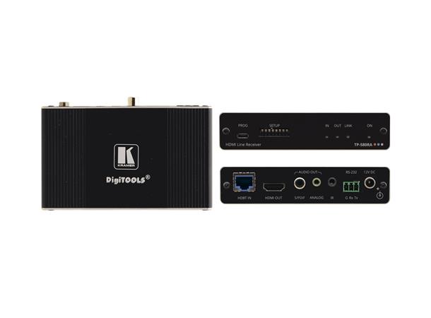 Kramer Receiver HDMI RS-232 IR HDCP 4K60 10.2Gbps 1xHDBaseT Max 70 m Power 12V 