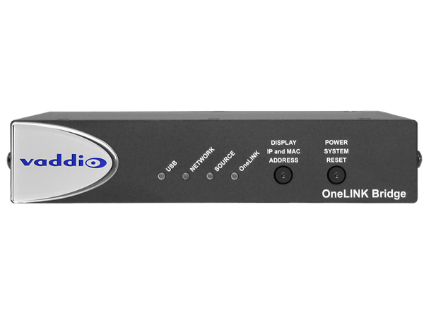 Vaddio OneLINK AV Bridge HDBaseT USB streaming HDMI HD-SDI RS232 