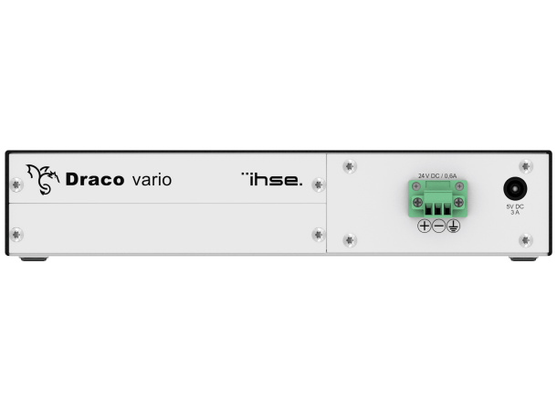 IHSE Draco Vario Chassis 2 Cards Int PSU, Redundant PSU Connection 