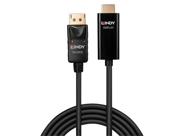 Lindy Displayport > HDMI Kabel -  0,5 m Videokilde: DisplayPort