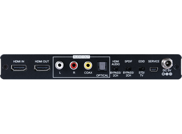 Cypress De-Embedder HDMI 4K 3D 2.0 HDMI til HDMI Analog 2.0 RS-232 EDID 