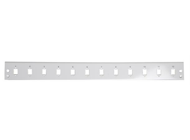 EFB Front Panel 12 x SC Simplex MTRJ/LC Duplex Vertikale hull 