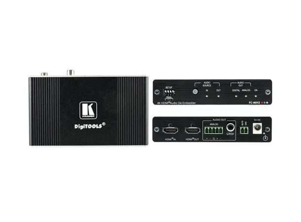 Kramer HDR De-Embedder HDMI Audio HDMI/ ARC -> D/A Audio 4K EDID 