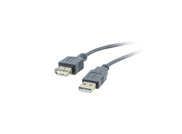 Kramer USB2 Kabel A-A -  0,9 m Skjøt A Hann -A Hunn USB Kabel Sort 