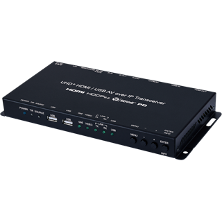 Cypress 4K HDMI over IP Tranceiver USB UHD+ To-veis LAN RS232 IR PoE