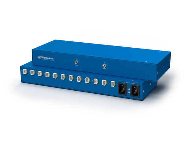 HighSecLabs 1U 12Port 12V DC Power 19" 1U Power Juction Box 