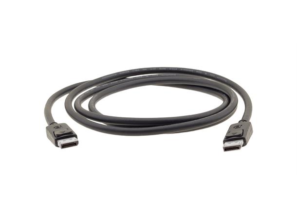 Kramer DisplayPort Kabel -  3,0 m 4K @60Hz 21.6 Gbps Sort 