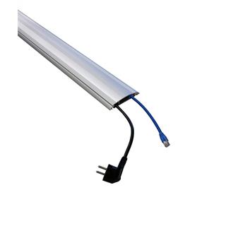 Superio Gulvkanal, Aluminium - 2m Aluminiums Gulvkanal, 2 meter