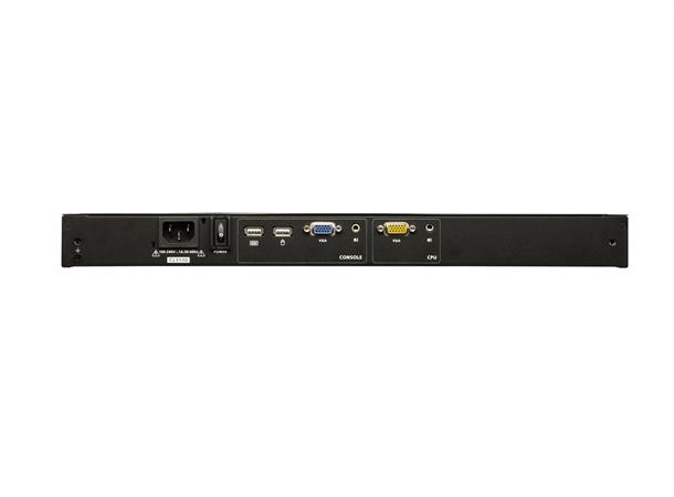 Aten Rack Konsoll 18.5" Slideaway 1U USB/ VGA Ultra Short Single Rail 