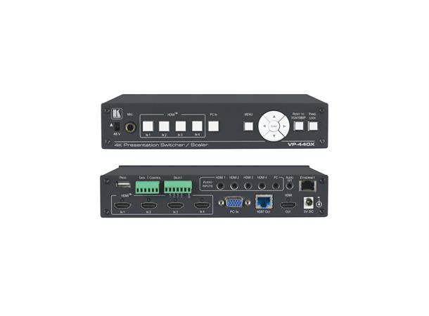 Kramer ProScale11-Input PP HDBaseT 4K 4xHDMI VGA 5xAudio Mic IP RS232 CC 