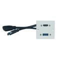 Tilkoblingspanel - HDMI + USB 3.0 Schneider Exxact 55x55 mm