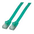 U/FTP Patch Cat.6A -  1.5 m Grønn Flat Nettverkskabel 10 Gbit