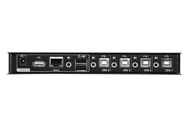 Aten KM 4-Port m/Kabler Boundless KM Switch 