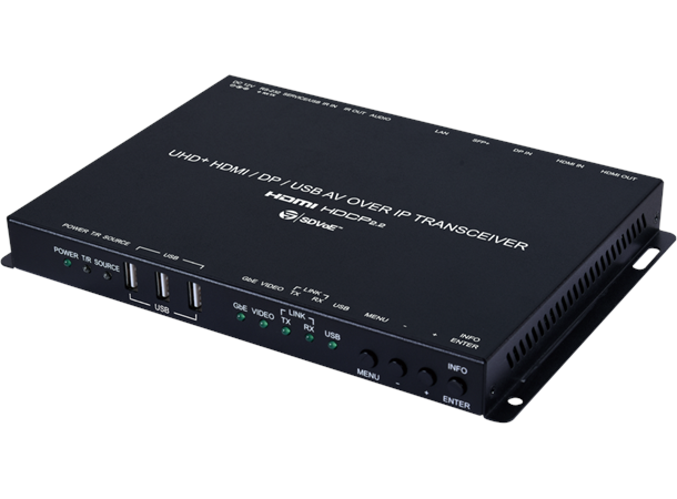 Cypress 4K HDMI/DP over IP Tranceiver UHD+ To-veis LAN RS232 IR USB