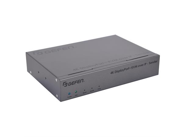 Gefen DisplayPort KVM over IP Tx 2-veis LAN Audio DP USB RS-232 IR 