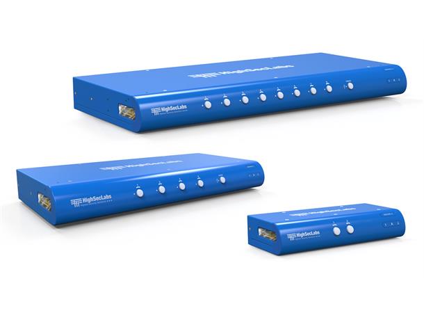 HighSecLabs Secure KM 8p No-Video w/Fusb,  NIAP PP 3.0- Made In US Tempest 