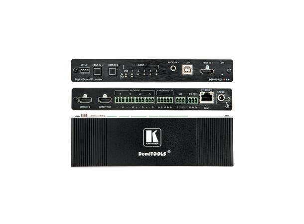 Kramer - DSP-62-AEC Lyd-DSP - AEC- -HDMI - PoE 