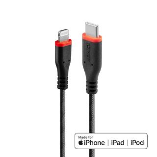 Lindy Adaptekabel USB-C -> Lightning 2 m USB-C til Apple Lightning