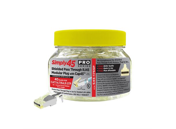 Simply45 Pro 10G SEG- RJ45 RJ45 -Cap45™ & BarS45™  - 50 stk