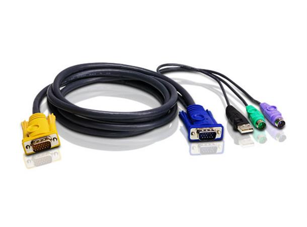 Aten MasterView Kabel -  3,0 m VGA USB 