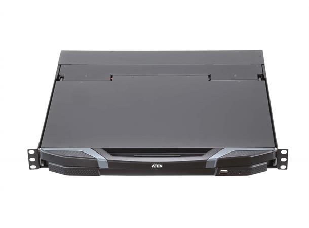 Aten Rack Konsoll 19" Slideaway Full HD USB/ HDMI/ DVI/ VGA Dual Rail 