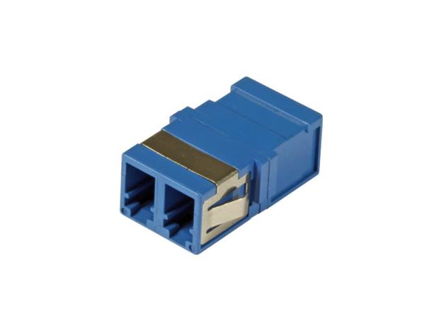 EFB  LC Duplex Adapter OS2 OS2 LC/PC, Blå uten Flens 