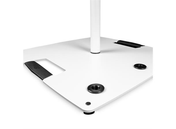 Gravity Lysstativ Hvit - Maks 20 kg  Ekstra monteringshull 