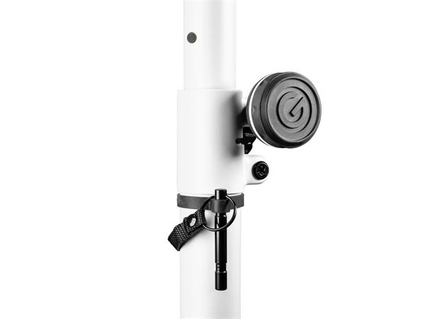 Gravity Lysstativ Hvit - Maks 20 kg  Ekstra monteringshull 