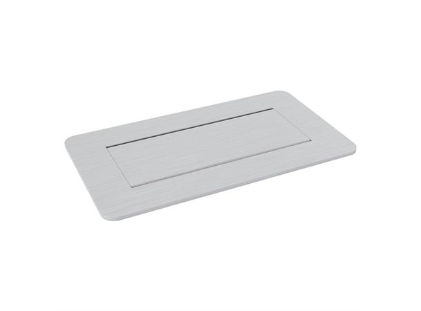 Kondator Axessline QuickBox 1xStrøml 2xUSB Lader Alu/Sort